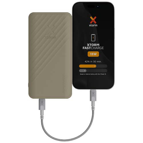 Xtorm XG220 Go2 powerbank 15 W 20 000 mAh z szybkim ładowaniem Sandstone 12441206 (4)