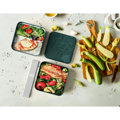 Lunchbox Bento Square MONBENTO, Graphic Jungle Graphic Jungle B313124001 (3)