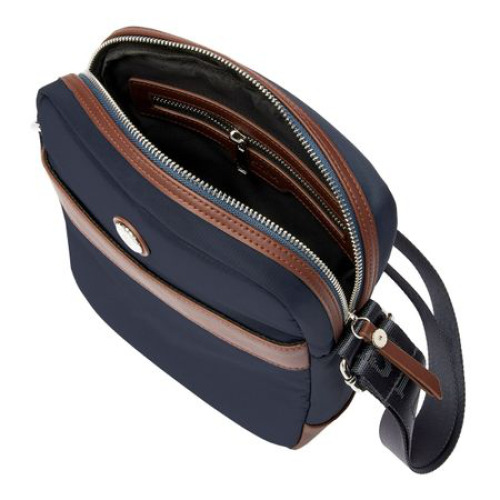 Torba reporterska Button Navy &amp; Brown Granatowy FTR426N (1)