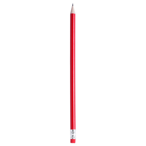 Ołówek, gumka czerwony V1838-05 (2)