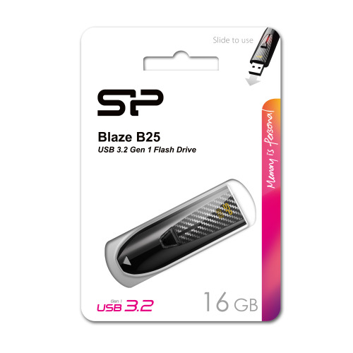 Pendrive Silicon Power Blaze B25 3,1 Czarny EG 817003 16GB (2)