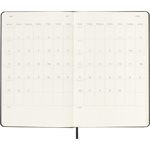 Kalendarz MOLESKINE Czarny VM394-03/2024 (4)