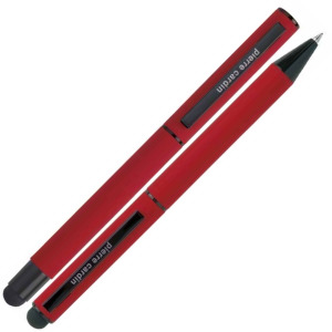 Zestaw piśmienny touch pen, soft touch CELEBRATION Pierre Cardin czerwony