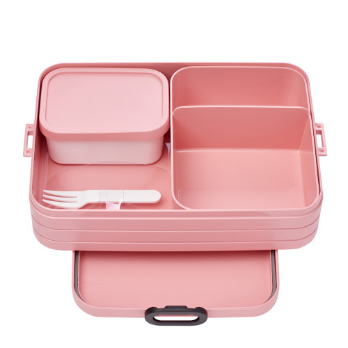 Lunchbox Take a Break Bento duży Nordic Pink 107635676700 Różowy MPL107635676700 