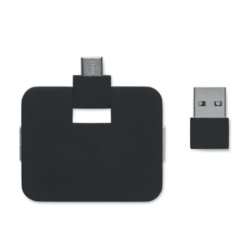 4-portowy USB Czarny MO2254-03 (3)