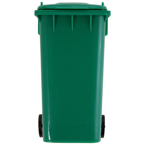 Pojemnik na przybory do pisania "kontener na śmieci" zielony V2565-06 (1)