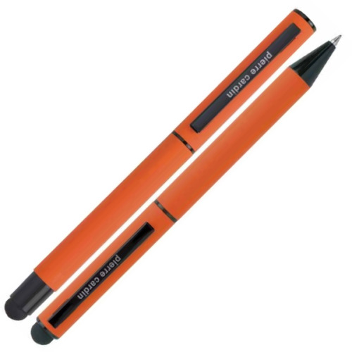 Zestaw piśmienny touch pen, soft touch CELEBRATION Pierre Cardin Pomarańczowy B0401001IP310 