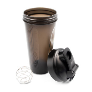 Butelka sportowa 750 ml, shaker | Urelles Czarny