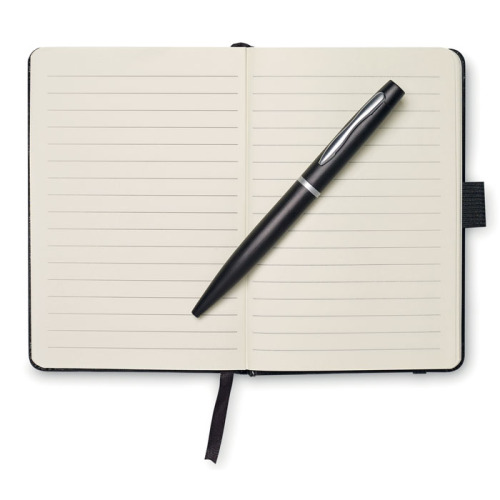 Notatnik formatu A6 z długopis czarny MO8109-03 (2)
