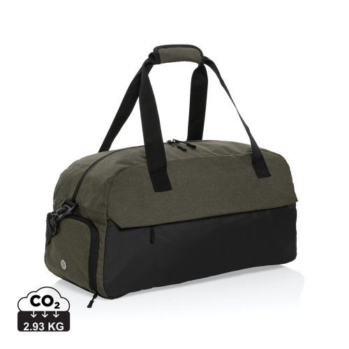 Torba sportowa, podróżna AWARE™ Kazu, RPET Zielony P707.207 (10)