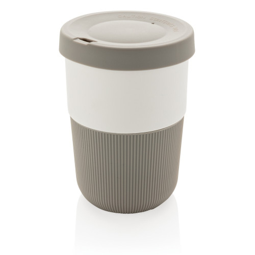 Kubek podróżny 380 ml Coffee to go z PLA Szary P432.832 