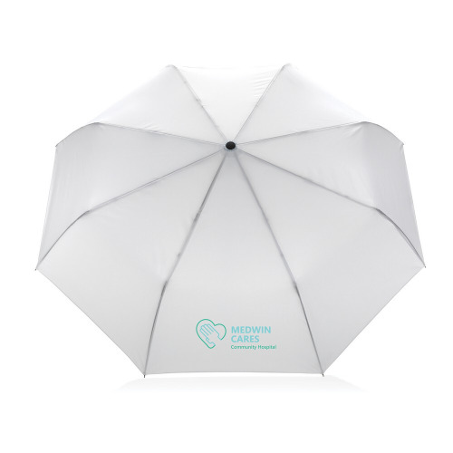 Parasol automatyczny 21" Impact AWARE™ rPET Biały P850.603 (7)