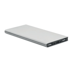 Power bank 8000 mAh Srebrny Mat