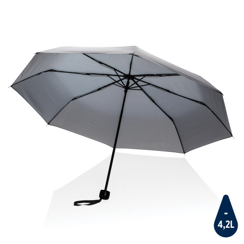 Mały parasol manualny 21" Impact AWARE rPET Szary P850.582 