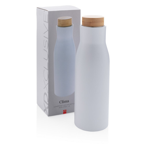 Butelka termiczna 500 ml Clima Biały P436.613 (7)