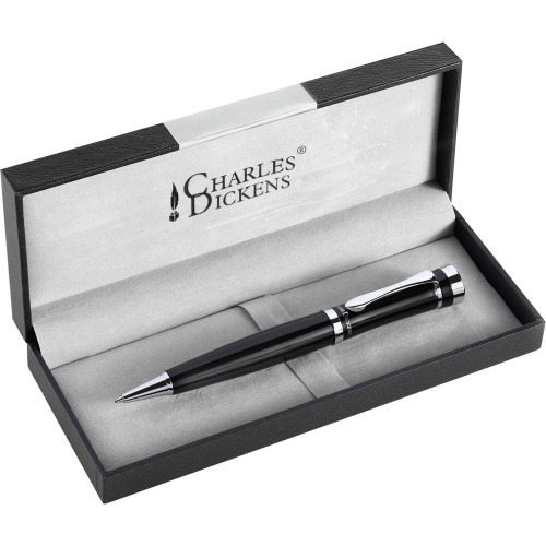 Długopis Charles Dickens® w pudełku czarny V1104-03 (7)