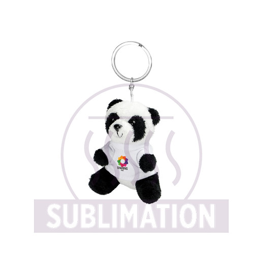 Bea, pluszowa panda, brelok czarno-biały HE763-88 (8)