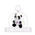 Bea, pluszowa panda, brelok czarno-biały HE763-88 (8) thumbnail