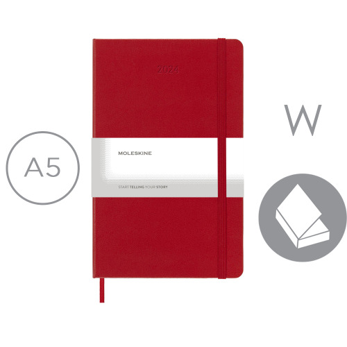 Kalendarz MOLESKINE Czerwony VM399-05/2024 (8)