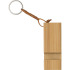 Bambusowy brelok do kluczy, stojak na telefon brązowy V0282-16 (2) thumbnail