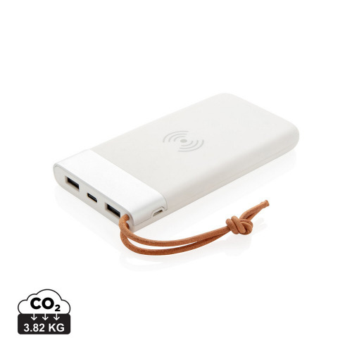 Bezprzewodowy power bank 8000 mAh Aria Biały P324.693 (19)