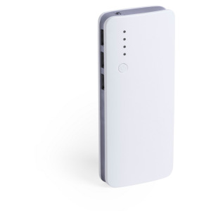 Power bank 10000 mAh, lampka LED Szary