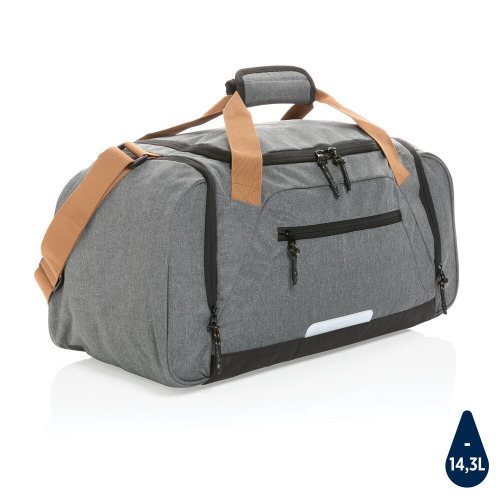 Torba sportowa, podróżna Impact AWARE™ rPET Urban Szary P707.092 