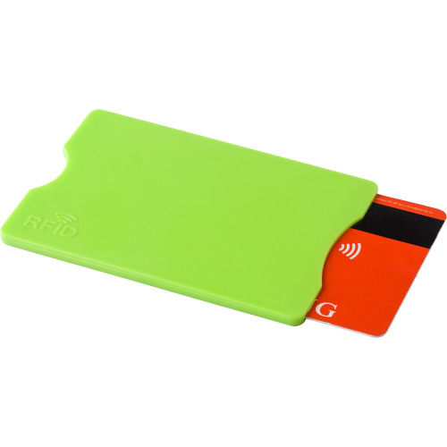 Etui na kartę kredytową, ochrona RFID Jasnozielony V9878-10 (3)