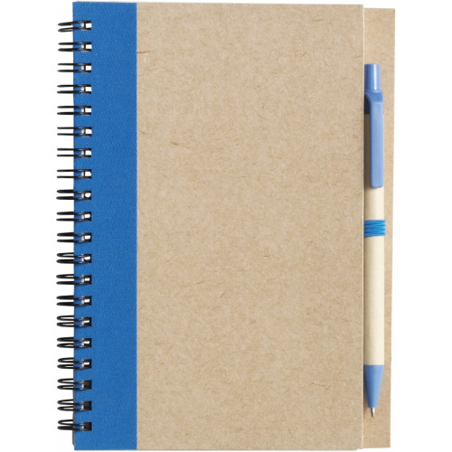 Notatnik ok. A5 z długopisem | Salvatore niebieski V2389-11 (2)