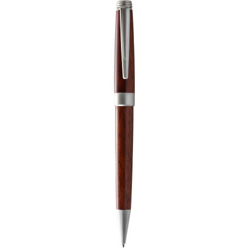 Długopis przekręcany w drewnianym etui drewno V1114-17 (4)