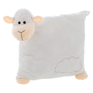 Pluszowa poduszka, owca | Sophie biały