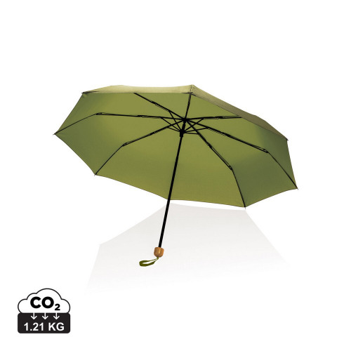 Mały bambusowy parasol 20.5" Impact AWARE™ rPET Zielony P850.577 (5)