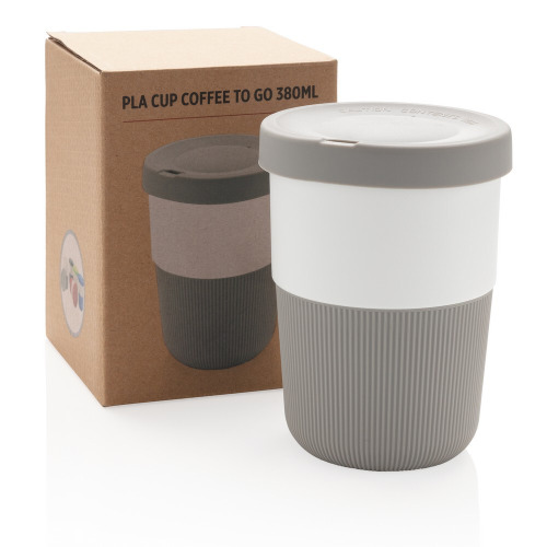 Kubek podróżny 380 ml Coffee to go z PLA Szary P432.832 (6)