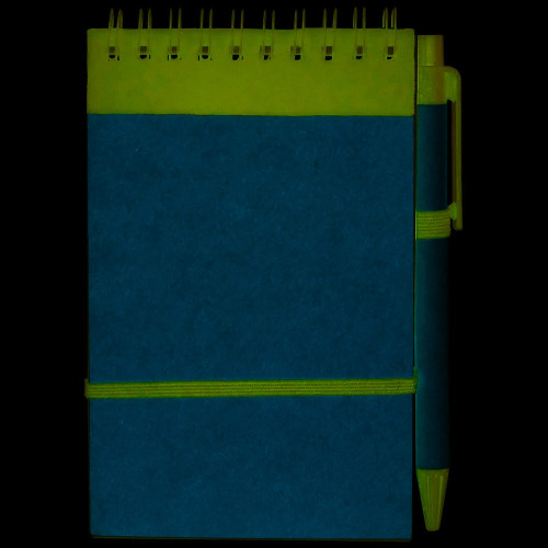 Notatnik ok. A6 z długopisem czarny V2835-03 