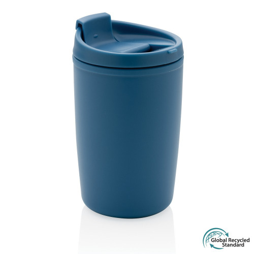 Kubek podróżny 300 ml z PP z recyklingu Blue P433.085 