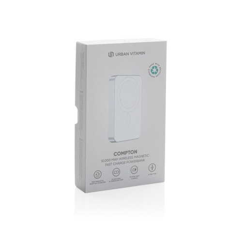 Power bank 10000 mAh Urban Vitamin Compton, RABS Srebrny P322.842 (14)