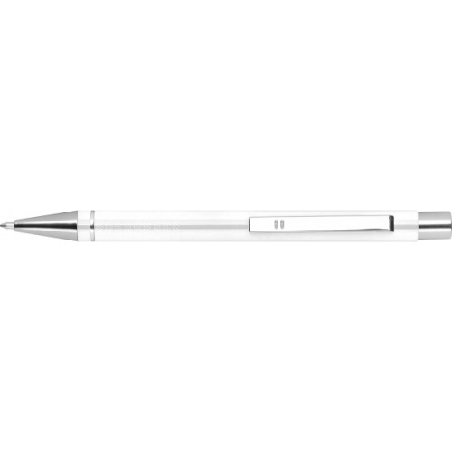 Metalowy długopis półżelowy Almeira biały 374106 (1)