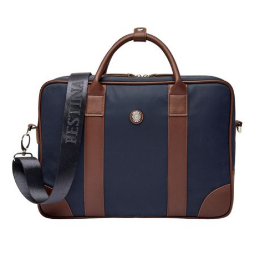 Teczka na dokumenty Button Navy &amp; Brown Granatowy FTD426N 