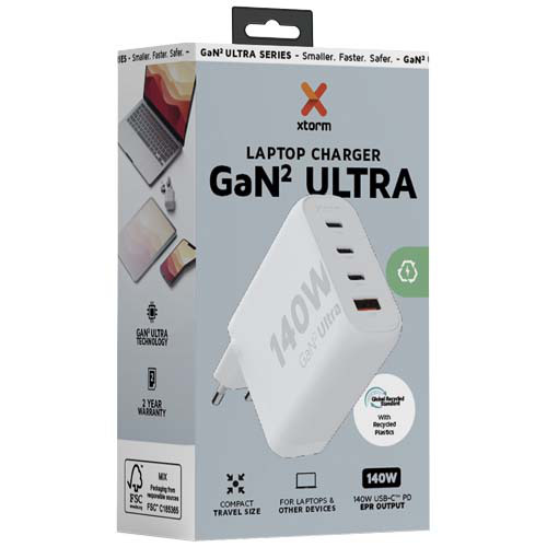 Xtorm XEC140 GaN² Ultra ładowarka ścienna o mocy 140 W Biały 12439101 (2)