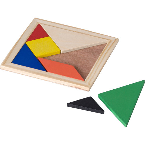 Puzzle tangram, 7 el. Brązowy V1578-16 