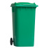 Pojemnik na przybory do pisania "kontener na śmieci" zielony V2565-06  thumbnail
