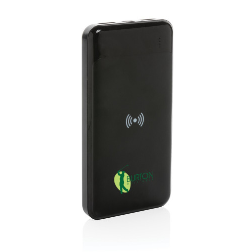 Bezprzewodowy power bank, ładowarka bezprzewodowa czarny P322.671 (7)