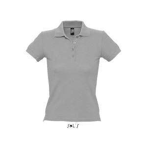 PEOPLE Damskie POLO 210g Grey melange