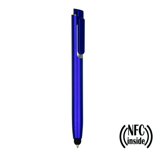 Długopis z chipem NFC, touch pen | Henrietta Granatowy V9343-04 (6)