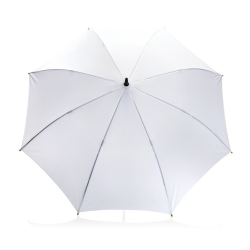 Bambusowy parasol automatyczny 23" Impact AWARE™ rPET Biały P850.653 (1)