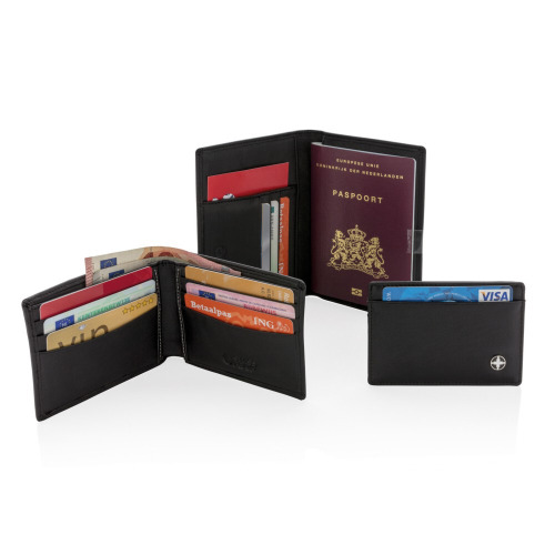 Etui na paszport Swiss Peak, ochrona RFID Czarny P820.430 (6)