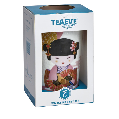 Kubek z zaparzaczem TeaEve 350ml New Little Geisha Rose 80043 Różowy EIG80043 (1)