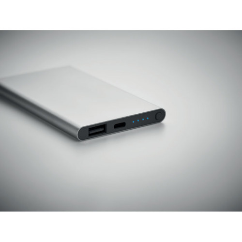 Power Bank 4000 mAh typ C Srebrny mat MO6825-16 (4)