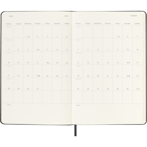 Kalendarz MOLESKINE Czarny VM397-03/2025 (11)