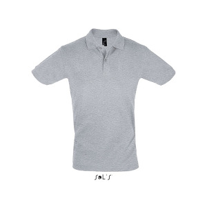 PERFECT Męskie POLO 180g Grey melange